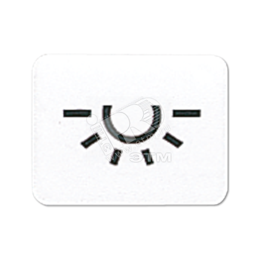 Окошко с символом для KO-клавиш символ освещение белое