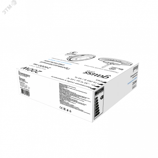 Светильник промышленный светодиодный ДСП-200 Вт 24000 Лм 5000K IP65 D310х88 мм 175-265 В LED UFO Gauss