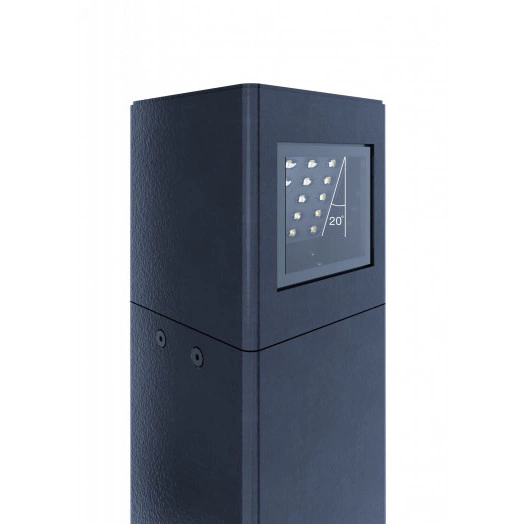 Светильник LED БОЛАРД (СТУ) 6Вт 550Лм 3,0К КСС Ш3 прозрачный рассеиватель IP65 высота 1100мм