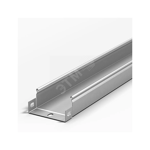 Лоток неперфорированный 600х100 L=2м S=1мм оцинкованный