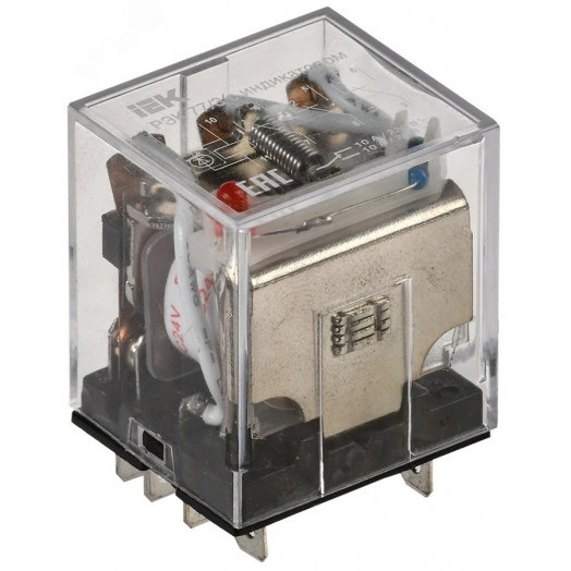 Реле промежуточное 24В DC 3пк 10A РЭК77/3 c индикацией