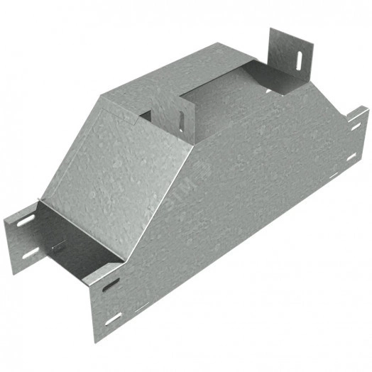 Т-отвод вертикальный вверх c разворотм трассы на 90 градусов 50*200