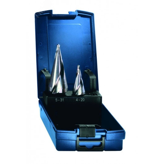 Набор сверл конусных, HSS TiAlN, 3 пр., d 4-20, 5-31, спиральная канавка