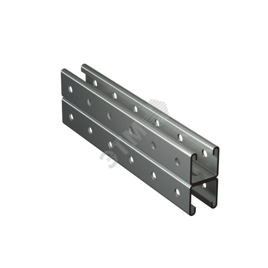 Профиль STRUT двойной PDH41 L=0,5м S=2,5мм оцинк.