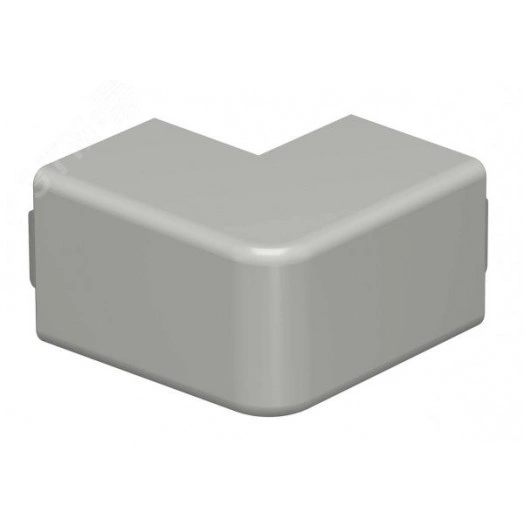 Крышка внешнего угла кабельного канала WDK 30x30 мм (ПВХ, серый)