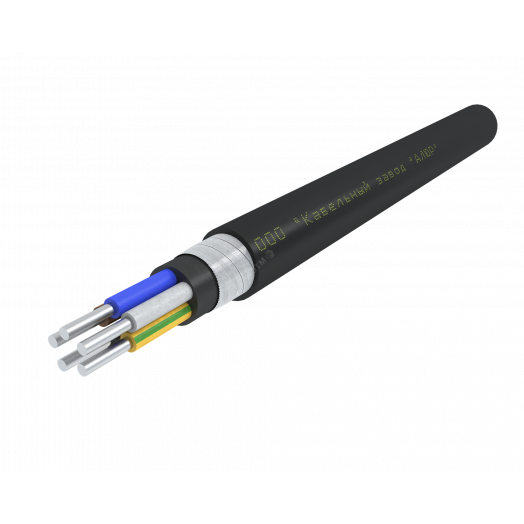 Кабель силовой АПвБШв 5х16 ок(N, PE)-0.66 Ч, бар