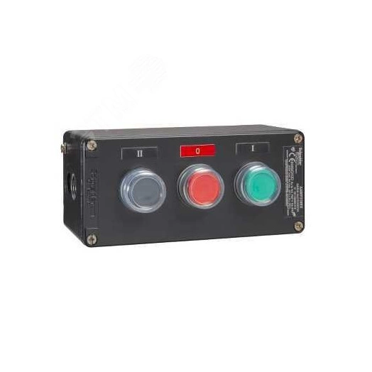 Пост кнопочный металлический 1НО 3 функции