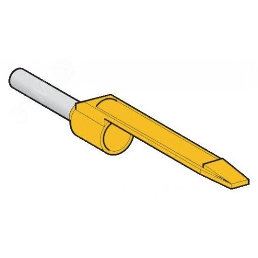 НАКОНЕЧНИК МАРКИРУЕМ СРЕДН 0,25ММ2 ЖЕЛТ