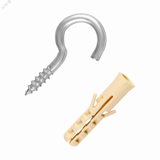 Крюк-шуруп 5,6х65  нержавеющая сталь  (1 шт.)