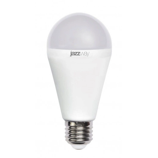 LED 20вт E27 холодный белый, груша jazzway