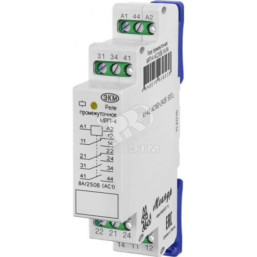 Реле промежуточное МРП-4 ACDC24В УХЛ4