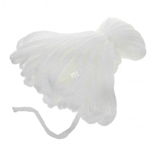 Шнур полипропилен вязаный с сердечником 3,0мм белый (50м)