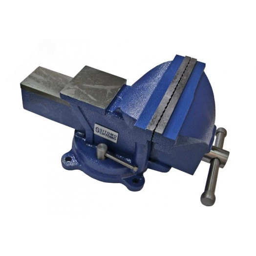 Тиски слесарные ТСЧ-125 мм поворотные облегченные с наковальней