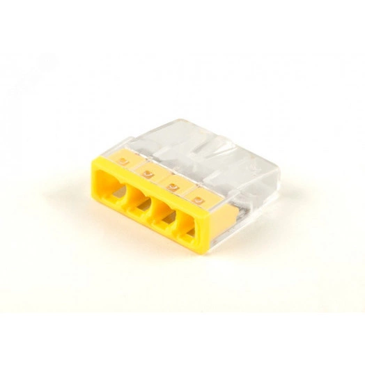 Клемма монтажная 4-проводная (DIY упаковка 5 шт), Stekker