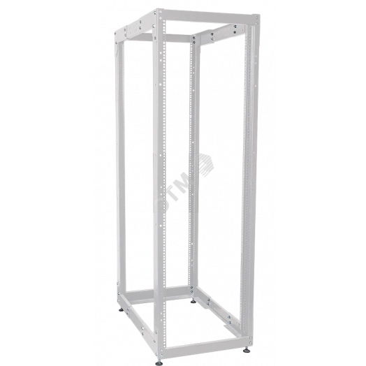 Стойка двухрамная 45U 600x800мм глубина регулируемая с шагом 100мм до 1000мм черная