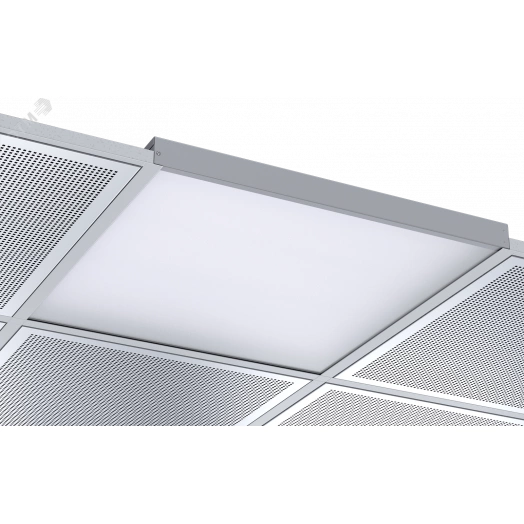 Светильник светодиодный ДВО-01-О-40-4К-IP40-Армстронг-A3