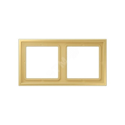 Рамка 2-я для горизонтальной/вертикальной установки (для устройств и накладок серии LS990 в монтажный адаптер)  Серия- LS ZERO  Материал- термопласт (ударопрочный) лакированный  Цвет- классическая латунь