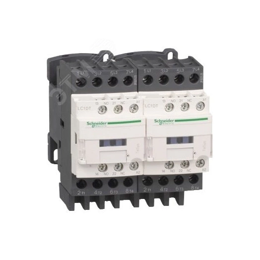 Контактор реверсивный 4P АС1 25А НО+НЗ 24V DС