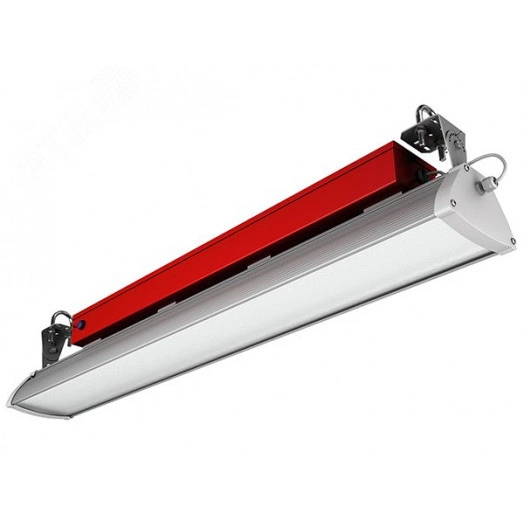 Светильник LED ВЫСОТА с БАП (СПО) 100Вт 7800/630Лм 4,0К IP54 опал 1 час в аварийном режиме (LE-СПО-11-100-0410-54Д-STABILAR2-1)