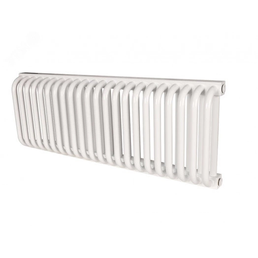 Радиатор стальной двухтрубчатый 300/100/22 боковое подключение белый глянцевый