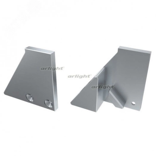 Заглушка для ALM-GLASS-10 с опорой правая глухая (ARL, Металл)