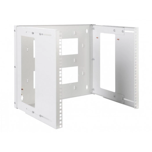 Кронштейн телекоммуникационный настенный 12U регулируемая 300-450 мм