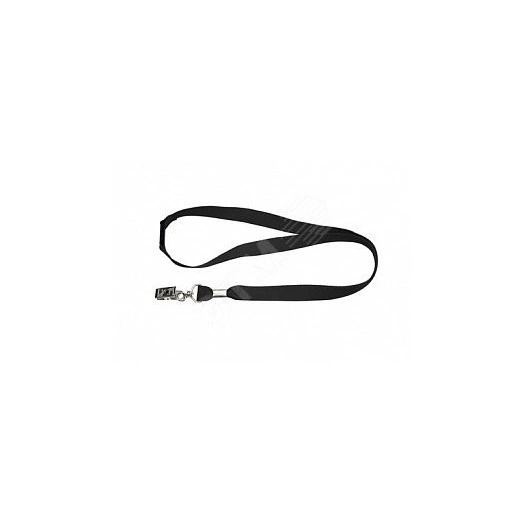 Ремешок с пряжкой черный