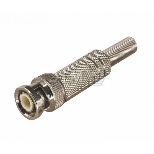 РАЗЪЁМ  штекер  BNC  под пайку  с пружиной  металл  PROCONNECT