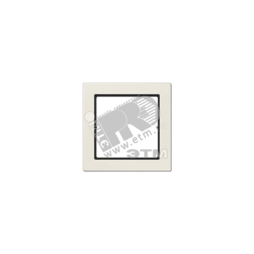 Рамка 1 пост слоновая кость