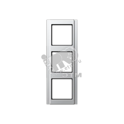 Рамка 3 поста алюминий