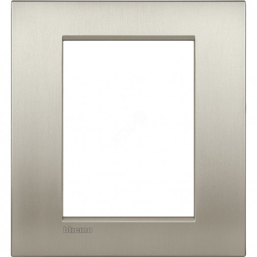 Livinglight. Рамка Air, итальянский стандарт 3+3 мод. Цвет ''Матовый титан''
