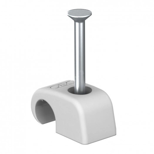 Крепежная скоба с гвоздем 7-12mm, L25