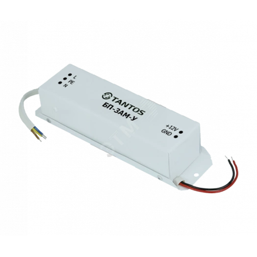 Блок питания  импульсный 12В 3А герметичный       (уличный) БП-3АМ-У