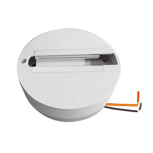 UBX-Q121 K81 WHITE 1 POLYBAG Чашка потолочного крепления. Однофазная. Белая. ТМ Volpe.