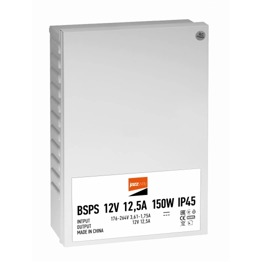 Драйвер LED, 150Вт, 12В IP45 JazzWay