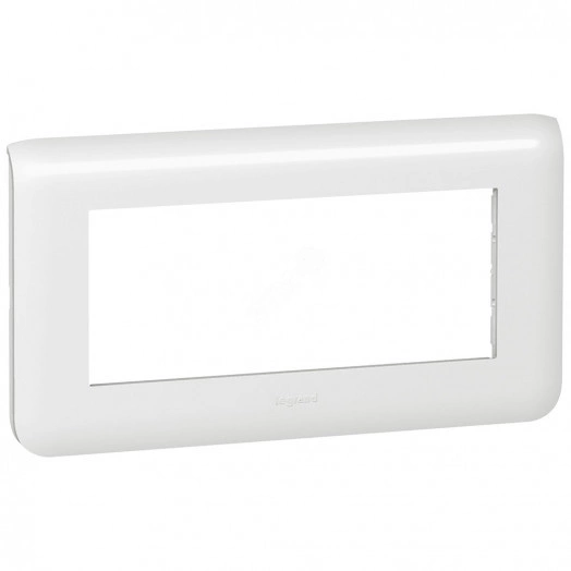 Mosaic Рамка 5 модулей горизонтальная белая