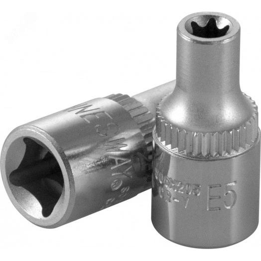 Головка торцевая 1/4''DR, внешний TORX®, Е5