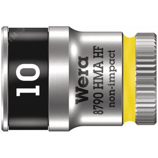 Головка торцевая шестигранная 8790 HMA HF Zyklop DR 1/4 с функцией фиксации крепежа 10 x 23 мм