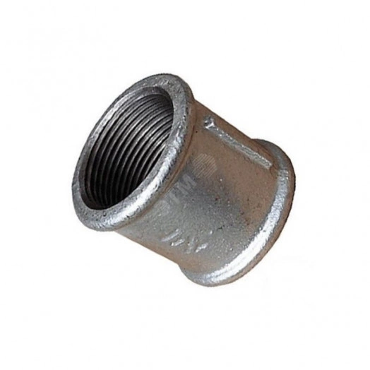 Муфта чугунная короткая Ду50 оцинкованная