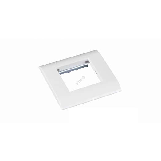 Панель настенная лицевая под 1 вставку Mosaic 45x45 белая 10 шт.