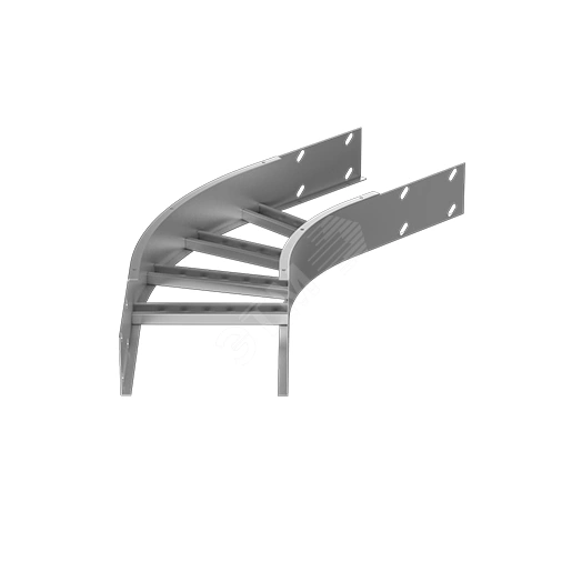 Поворот горизонтальный LHT 700х200-45 S=1.5мм горячеоцинкованный