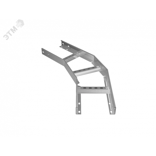 "Угол лестничный горизонтальный 45 гр. 50х150х1,2 мм ""Быстрый монтаж"" HD"