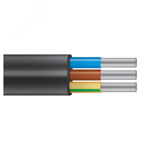 Кабель силовой АсВВГнг(А) 3х10пл(ок)-0,66 ТРТС