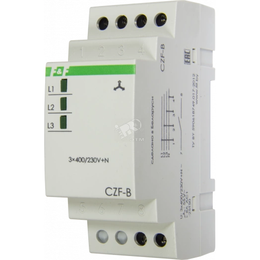 Реле контроля фаз CZF-B