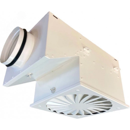 Корпус HEPA фильтра, потолочный в гигиеническом исполнении 305х305х78 мм, H80-347х347, боковое подключение D160