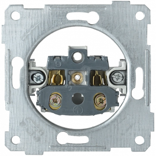 Розетка без заземляющего контакта 10А BOLERO