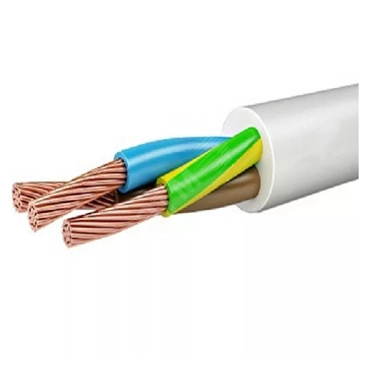 Провод ПРКС 4х1.5-380 бухта 100м белый ТРТС