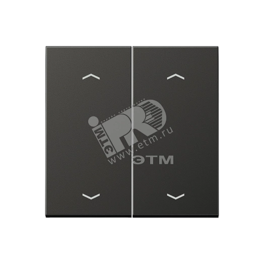 Клавиши для двойной кнопки BCU  антрацит