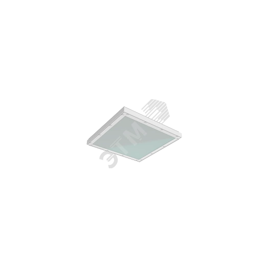 Светильник светодиодный ДПО-36Вт IP54 3700Лм 5000К C070/NGL медицинский 595*595*68мм с защит.силик.ст.Вартон