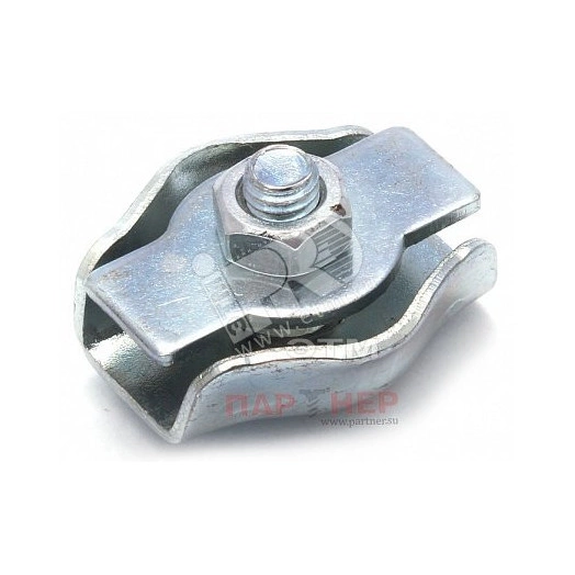 Зажим стальной 3мм Simplex для троса оцинкованный